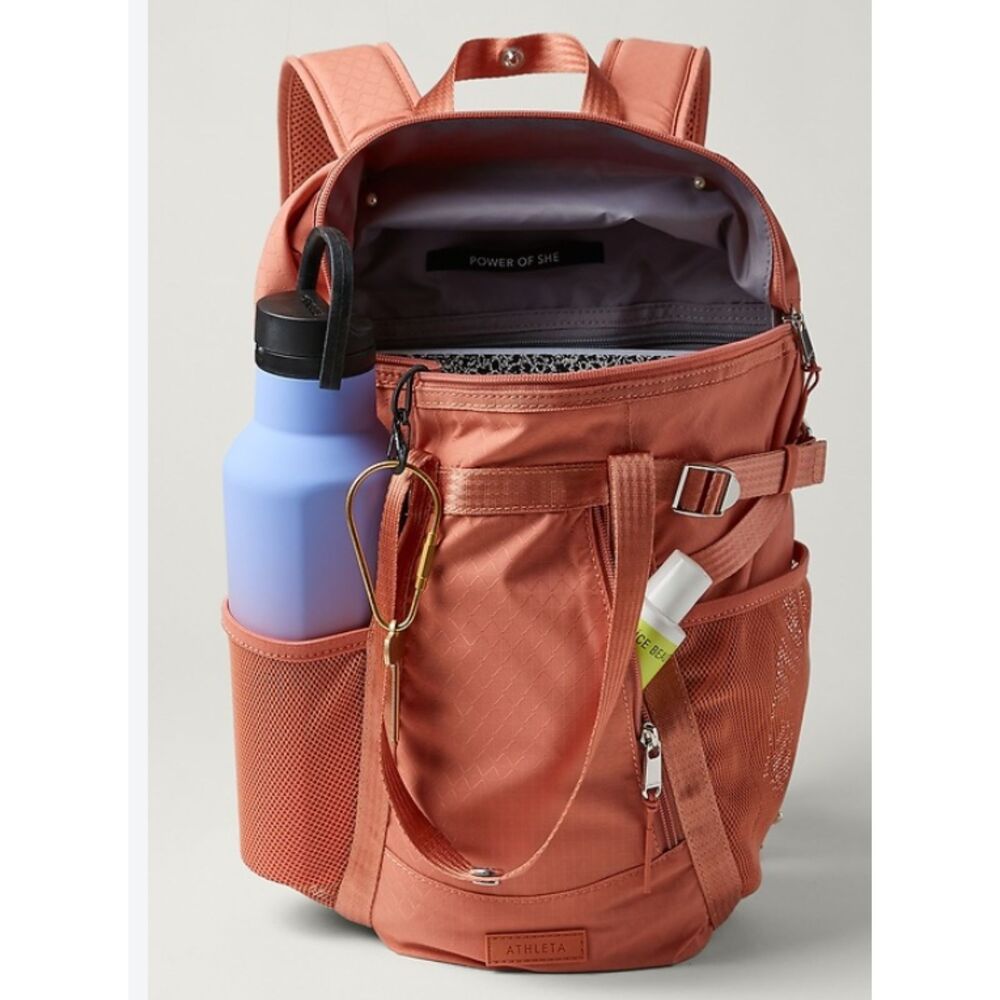 Athleta Excursion Backpack Snapdragon Rose Lightweight Hiking Travel Bag